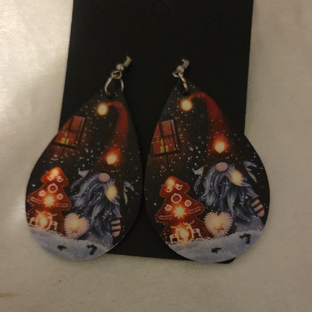 Festive Christmas Lights Earrings - Picture 3 of 5